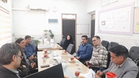 کارکنان اداره بهزیستی بارییس شکه بهداشت دیدارکردند.